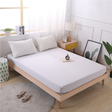 91家纺网 家纺一手货源 找家纺 （总）久典家纺 2019新款色织水洗棉基础款系列汇总单品床笠