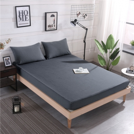 91家纺网 家纺一手货源 找家纺 （总）久典家纺 2019新款色织水洗棉基础款系列汇总单品床笠