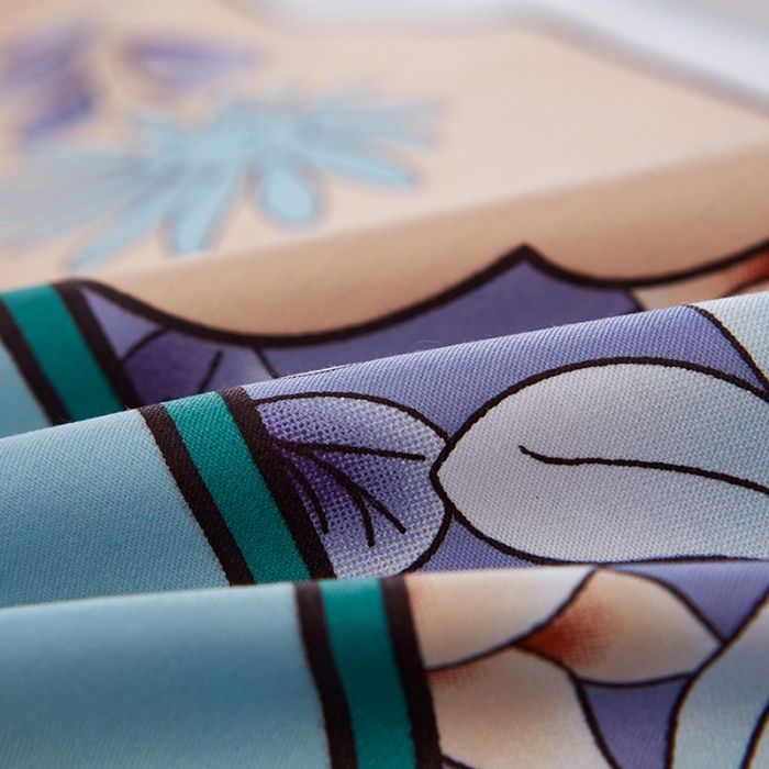 91家纺网 家纺一手货源 找家纺 （总）雲归梦活性大版匹马棉-中国风花型（床笠款）