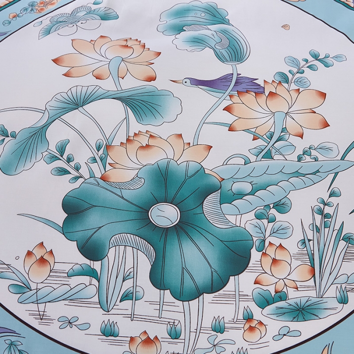 91家纺网 家纺一手货源 找家纺 （总）雲归梦活性大版匹马棉-中国风花型（床笠款）