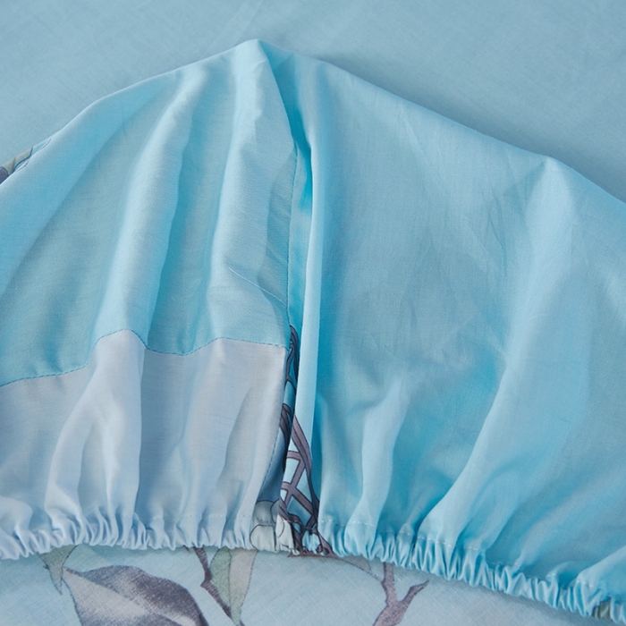 91家纺网 家纺一手货源 找家纺  雲归梦活性大版匹马棉-中国风花型花晨月夕