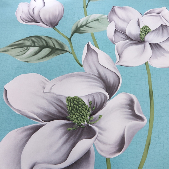 91家纺网 家纺一手货源 找家纺   雲归梦活性大版匹马棉-中国风花型花语