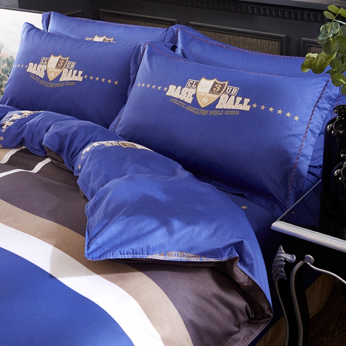 91家纺网 家纺一手货源 找家纺 雲归梦 活性大版匹马棉四件套-北欧风花型床单款 北欧物语