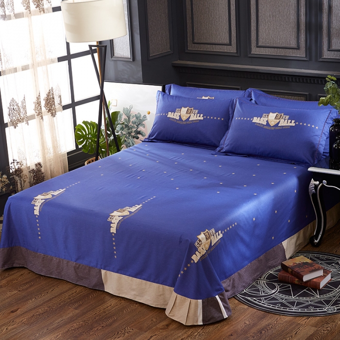 91家纺网 家纺一手货源 找家纺 雲归梦 活性大版匹马棉四件套-北欧风花型床单款 北欧物语