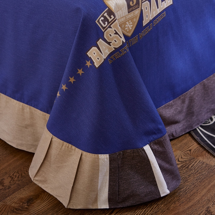 91家纺网 家纺一手货源 找家纺 雲归梦 活性大版匹马棉四件套-北欧风花型床单款 北欧物语