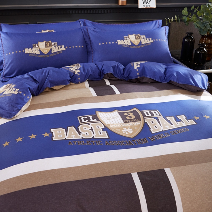 91家纺网 家纺一手货源 找家纺 雲归梦 活性大版匹马棉四件套-北欧风花型床单款 北欧物语