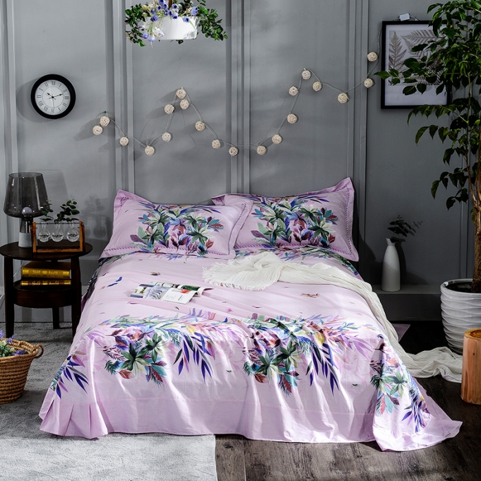 91家纺网 家纺一手货源 找家纺  雲归梦活性大版匹马棉-中国风花型潘多拉