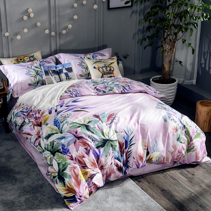 91家纺网 家纺一手货源 找家纺  雲归梦活性大版匹马棉-中国风花型潘多拉