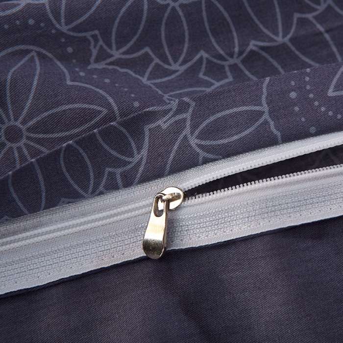 91家纺网 家纺一手货源 找家纺 雲归梦活性大版匹马棉-中国风花型胭脂恋蓝