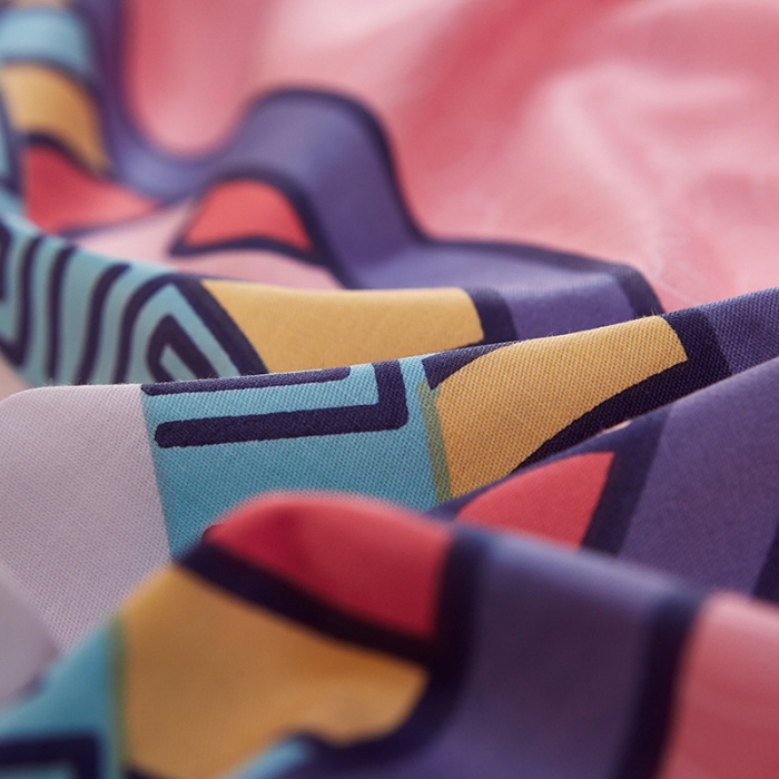 91家纺网 家纺一手货源 找家纺 （总）雲归梦 活性大版全棉四件套床单款