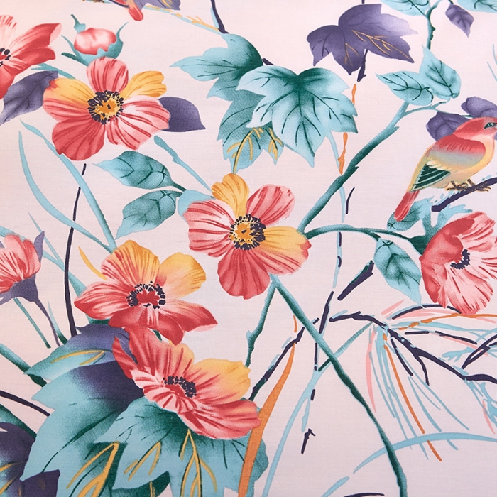 91家纺网 家纺一手货源 找家纺 （总）雲归梦 活性大版全棉四件套床单款