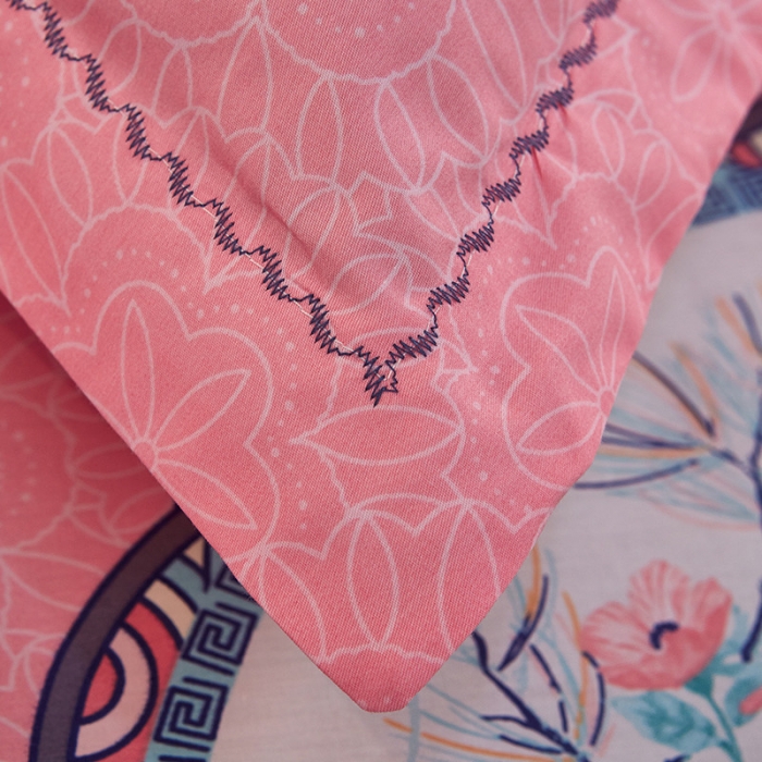 91家纺网 家纺一手货源 找家纺 （总）雲归梦 活性大版全棉四件套床单款