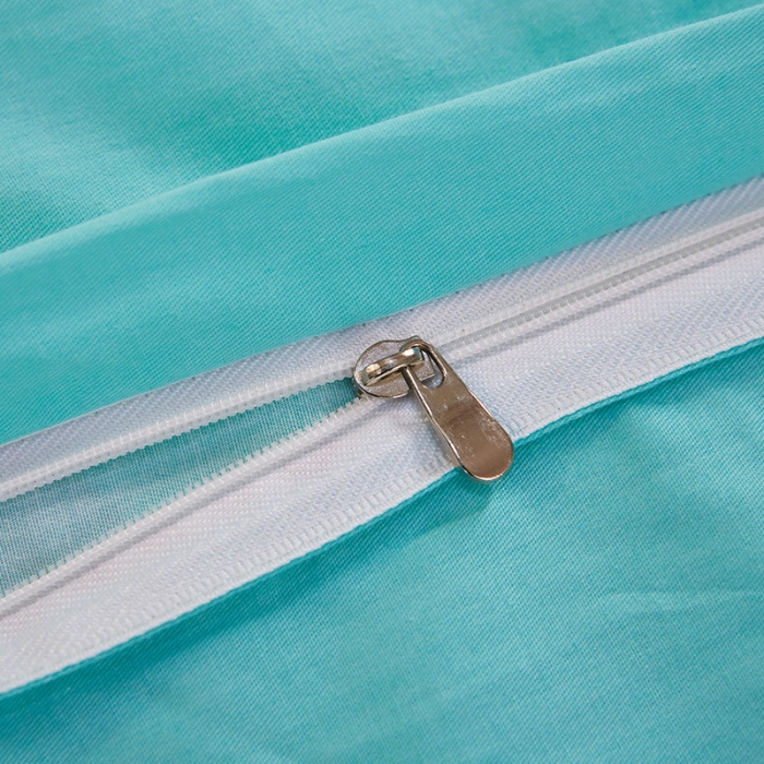 91家纺网 家纺一手货源 找家纺 雲归梦 活性大版全棉四件套床单款火鸟绿