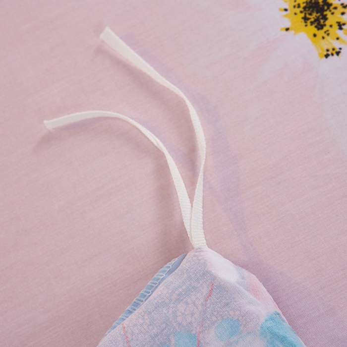 91家纺网 家纺一手货源 找家纺 雲归梦 活性大版全棉四件套床单款清水涟漪