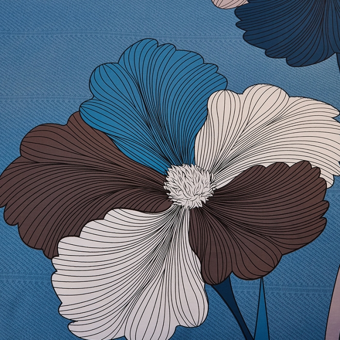 91家纺网 家纺一手货源 找家纺 雲归梦 活性大版全棉四件套床单款 出水芙蓉