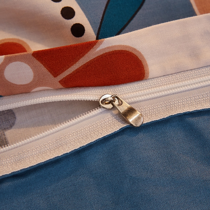 91家纺网 家纺一手货源 找家纺 雲归梦 活性大版全棉四件套床单款 欢天喜地