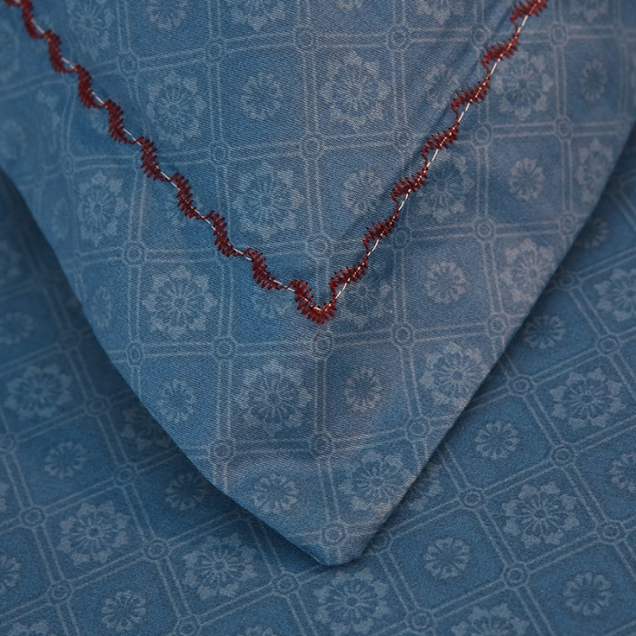 91家纺网 家纺一手货源 找家纺 雲归梦 活性大版全棉四件套床单款 欢天喜地