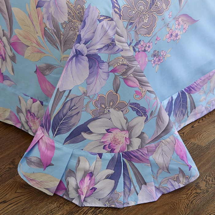 91家纺网 家纺一手货源 找家纺 雲归梦 活性大版全棉四件套床单款 桃源仙境