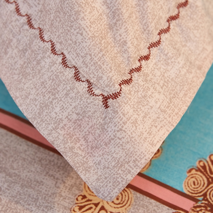 91家纺网 家纺一手货源 找家纺 雲归梦 活性大版全棉四件套床单款 相思令