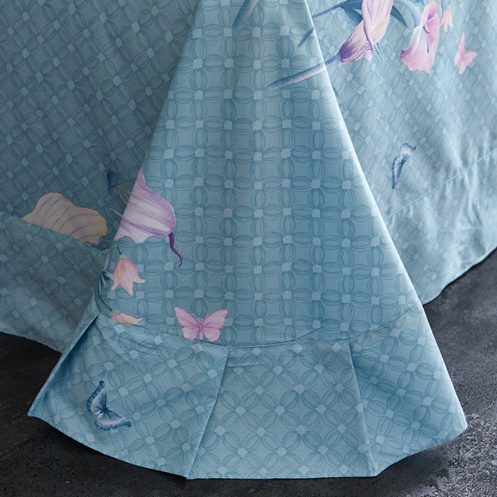 91家纺网 家纺一手货源 找家纺 （总）雲归梦 2019全棉活性大版中国风花卉四件套