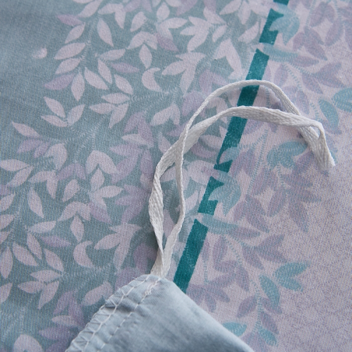 91家纺网 家纺一手货源 找家纺 雲归梦 2019全棉活性大版简约卡通风格四件套 芳草悠悠