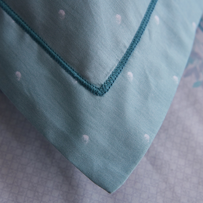 91家纺网 家纺一手货源 找家纺 雲归梦 2019全棉活性大版简约卡通风格四件套 芳草悠悠