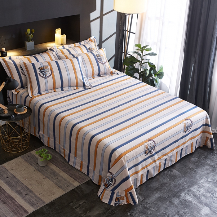 91家纺网 家纺一手货源 找家纺 雲归梦 2019全棉活性大版简约卡通风格四件套 酷玩