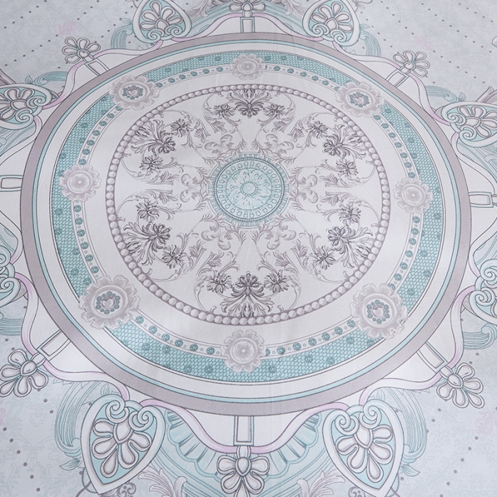 91家纺网 家纺一手货源 找家纺 雲归梦 2019全棉活性大版简约卡通风格四件套 名门世家