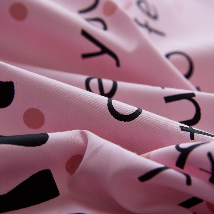 91家纺网 家纺一手货源 找家纺 雲归梦 2019全棉活性大版简约卡通风格四件套 趣味熊