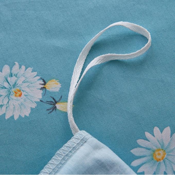 91家纺网 家纺一手货源 找家纺 雲归梦 2019全棉活性大版简约卡通风格四件套 烟萝