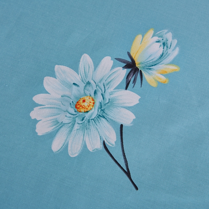 91家纺网 家纺一手货源 找家纺 雲归梦 2019全棉活性大版简约卡通风格四件套 烟萝