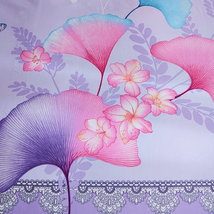 91家纺网 家纺一手货源 找家纺 雲归梦 2019全棉活性大版中国风花卉四件套 风华杏语