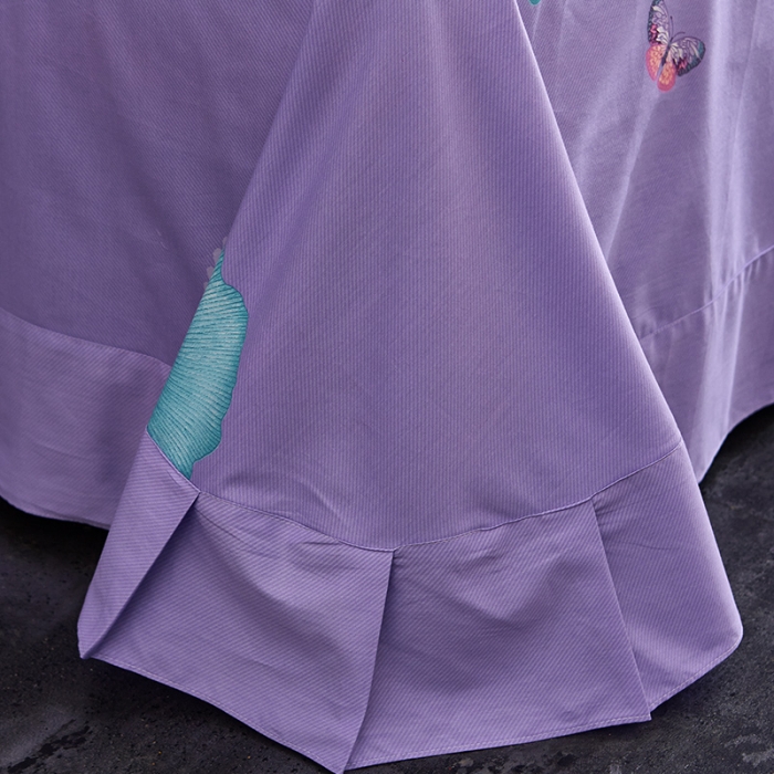 91家纺网 家纺一手货源 找家纺 雲归梦 2019全棉活性大版中国风花卉四件套 风华杏语