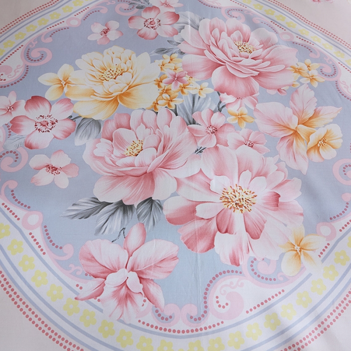 91家纺网 家纺一手货源 找家纺 雲归梦 2019全棉活性大版中国风花卉四件套 花韵倾城