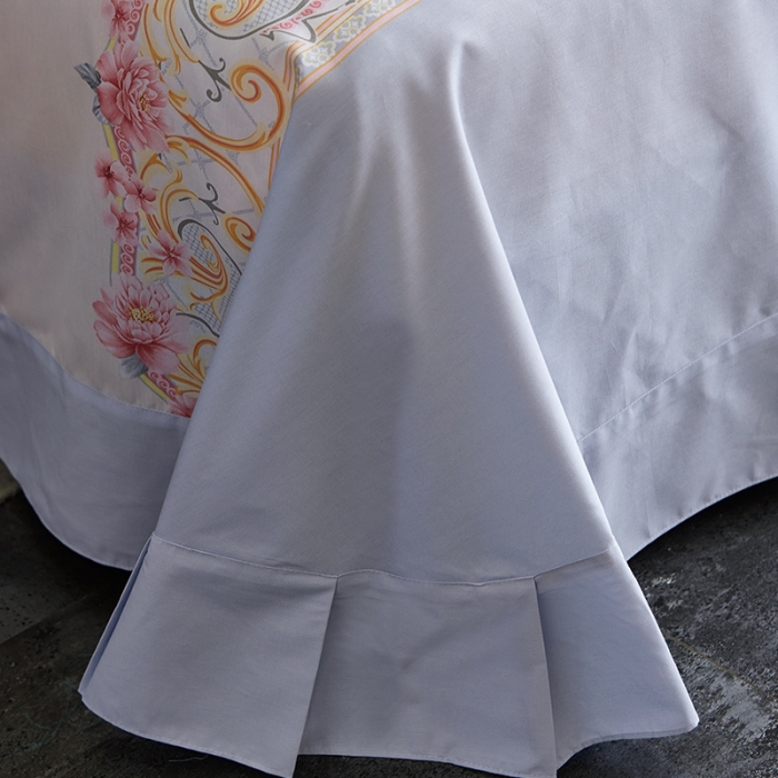 91家纺网 家纺一手货源 找家纺 雲归梦 2019全棉活性大版中国风花卉四件套 花韵倾城