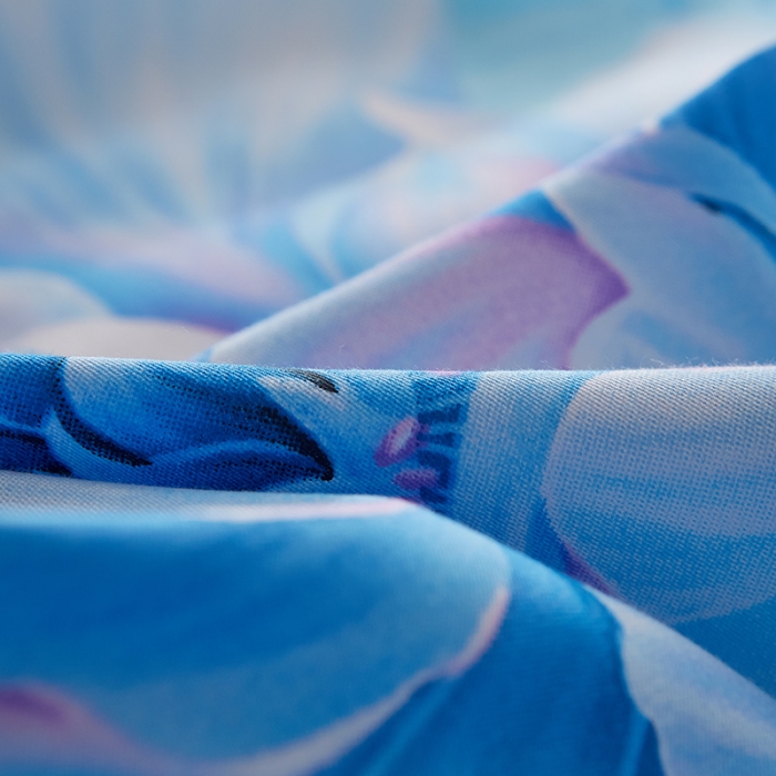 91家纺网 家纺一手货源 找家纺 雲归梦 2019全棉活性大版中国风花卉四件套 曼丽之语