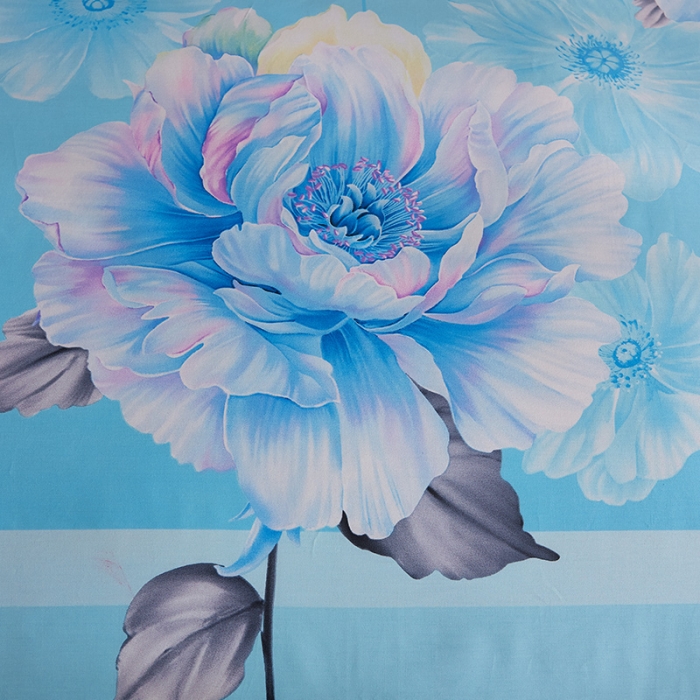 91家纺网 家纺一手货源 找家纺 雲归梦 2019全棉活性大版中国风花卉四件套 曼丽之语