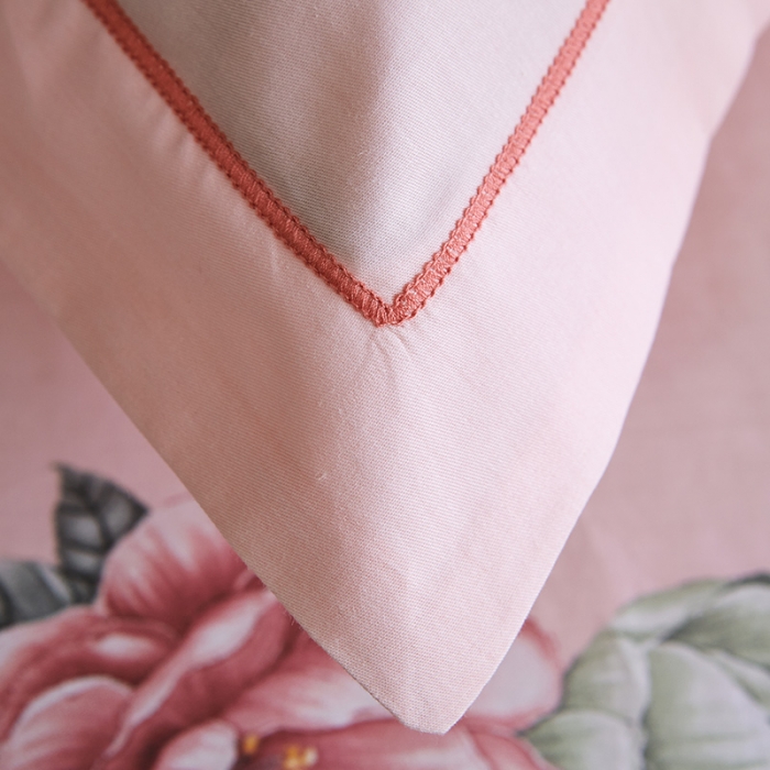 91家纺网 家纺一手货源 找家纺 雲归梦 2019全棉活性大版中国风花卉四件套 盛世牡丹