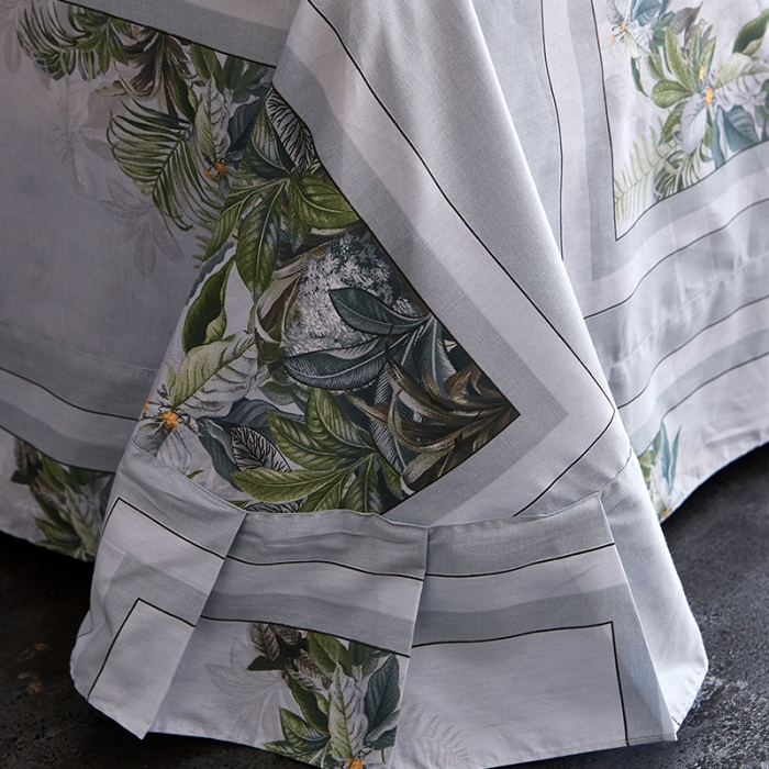 91家纺网 家纺一手货源 找家纺 雲归梦 2019全棉活性大版中国风花卉四件套 水玲珑