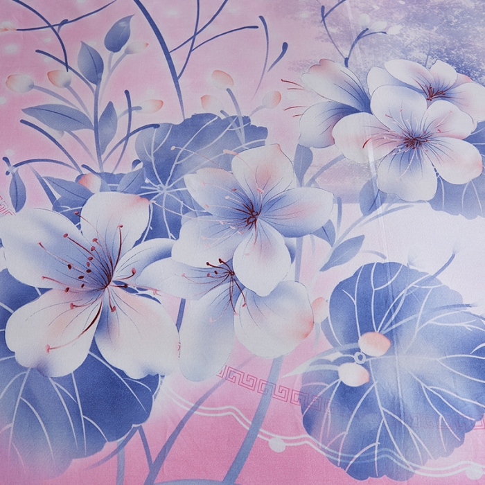 91家纺网 家纺一手货源 找家纺 雲归梦 2019全棉活性大版中国风花卉四件套 一抹幽兰