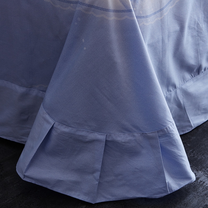 91家纺网 家纺一手货源 找家纺 雲归梦 2019全棉活性大版中国风花卉四件套 一抹幽兰