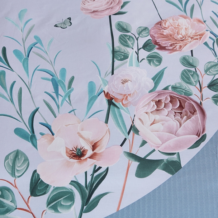 91家纺网 家纺一手货源 找家纺 雲归梦 2019全棉活性大版中国风花卉四件套 御景轩