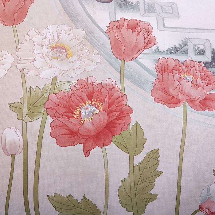 91家纺网 家纺一手货源 找家纺 （总）雲归梦活性大版匹马棉-中国风花型（床单款）