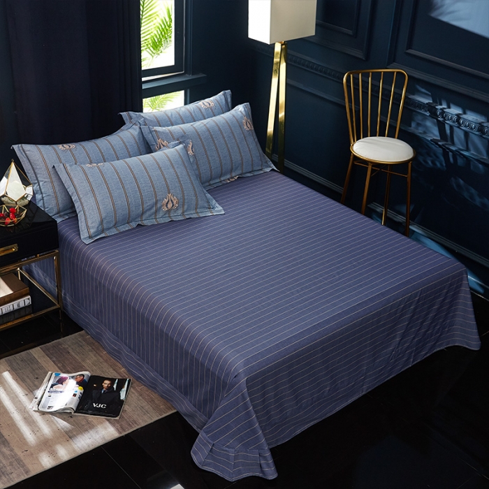 91家纺网 家纺一手货源 找家纺 雲归梦 2019全棉活性大版简约卡通风格四件套 凯洛