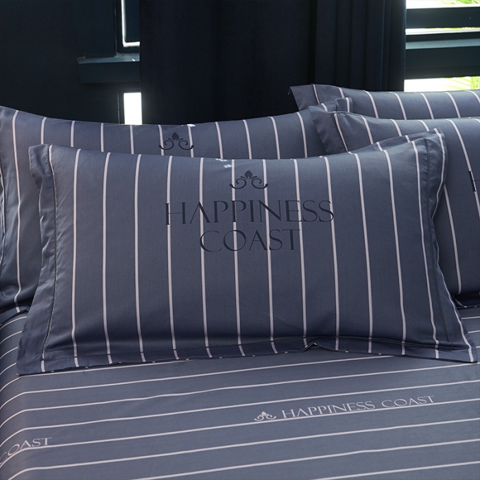 91家纺网 家纺一手货源 找家纺 雲归梦 2019全棉活性大版简约卡通风格四件套 纳凡