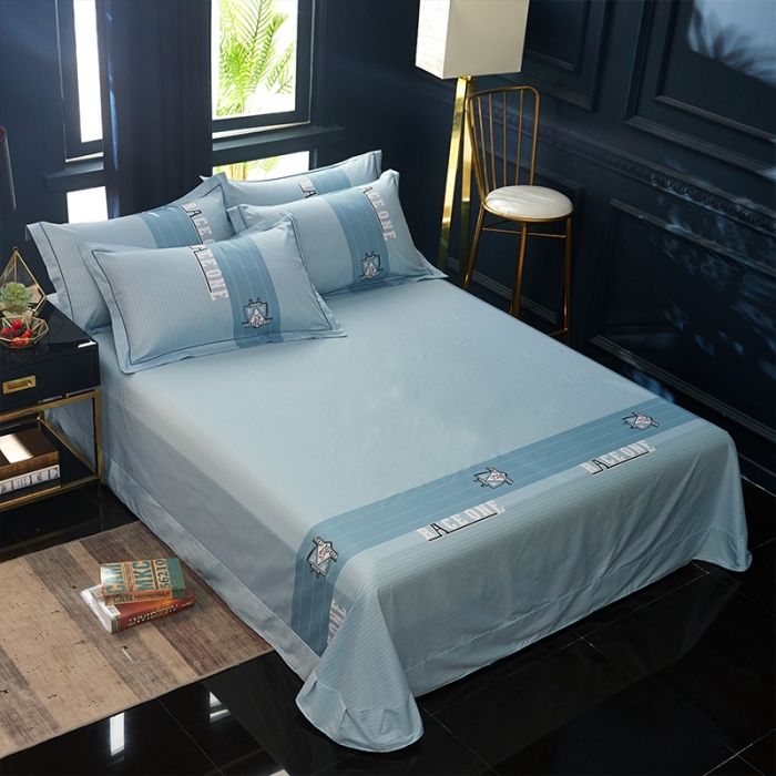 91家纺网 家纺一手货源 找家纺 雲归梦 2019全棉活性大版简约卡通风格四件套 尼克