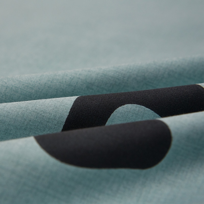 91家纺网 家纺一手货源 找家纺 雲归梦 2019全棉活性大版简约卡通风格四件套 小恋曲绿