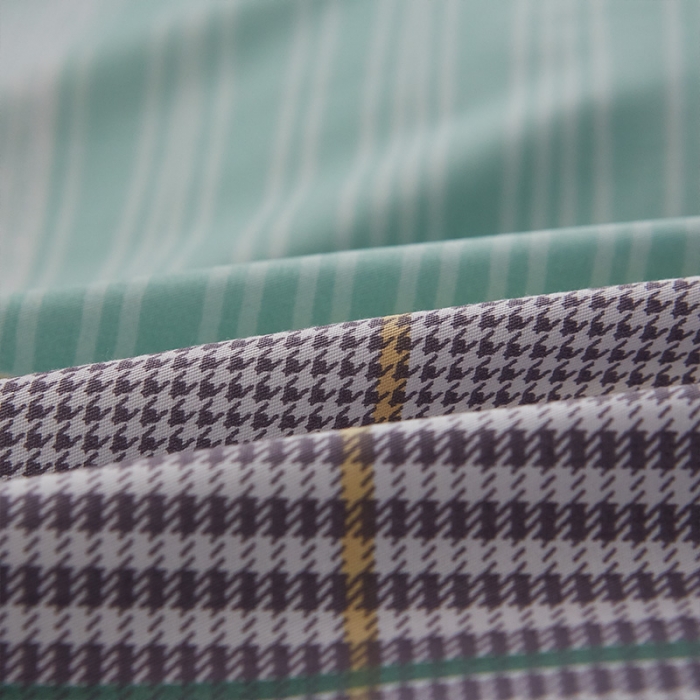 91家纺网 家纺一手货源 找家纺 雲归梦 2019全棉活性大版简约卡通风格四件套 英伦时尚