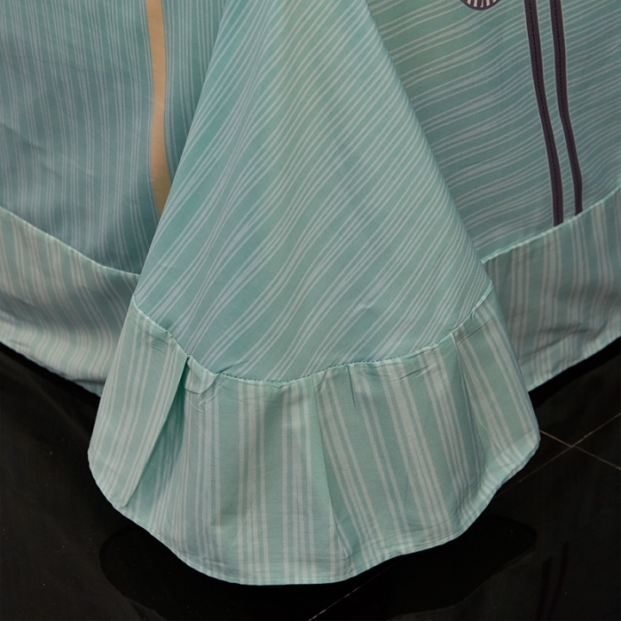 91家纺网 家纺一手货源 找家纺 雲归梦 2019全棉活性大版简约卡通风格四件套 英伦时尚