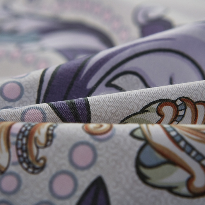 91家纺网 家纺一手货源 找家纺 雲归梦 2019全棉活性大版中国风花卉四件套 宫锁珠帘